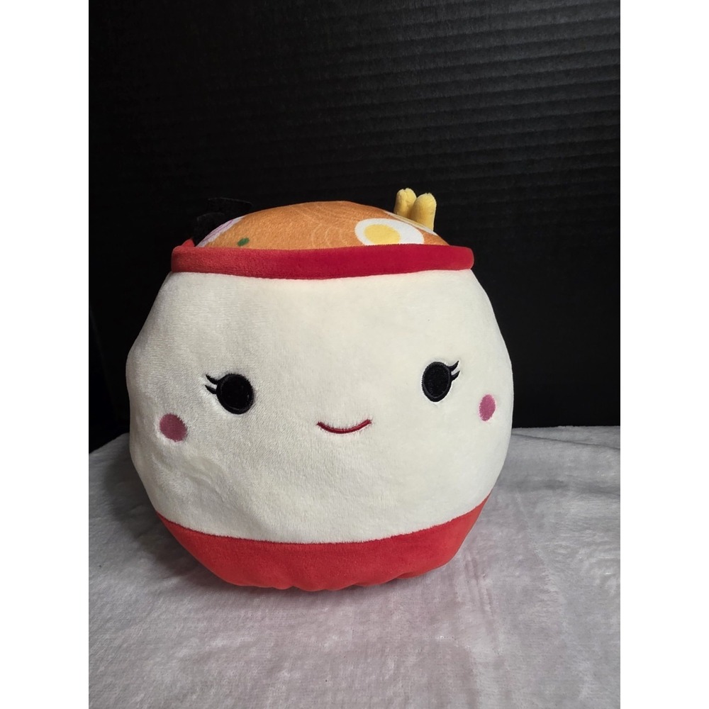 Squishmallow FLIP A MALLOW 8" RAISY Ramen & SHUN Sushi Rice Food Squad Plush